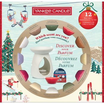 Yankee Candle Christmas Collection Aromalamp & 12 Wax Melts set cadou - imagine 2